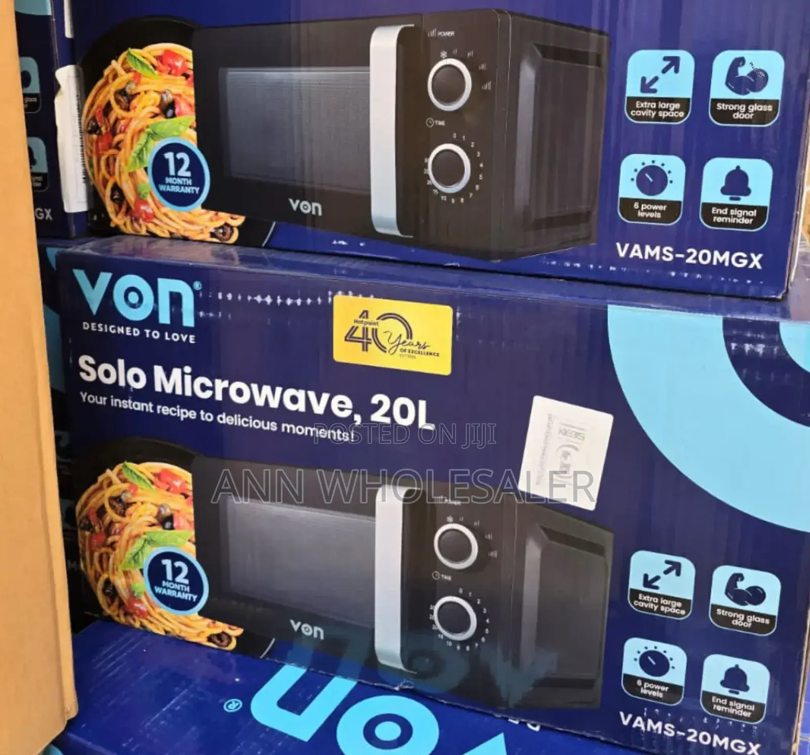 Von Manual 20L Microwave Oven v/N20l