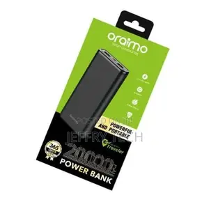 Oraimo High Speed Power Bank - 20000mah - Black