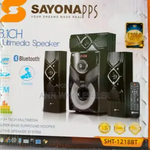Sayona 3.1 Channel Subwoofer SHT 1217BT PPS