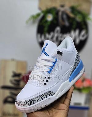 Jordan 3s 1st Leather 39/40/41/42/43/44/45 Blue/White