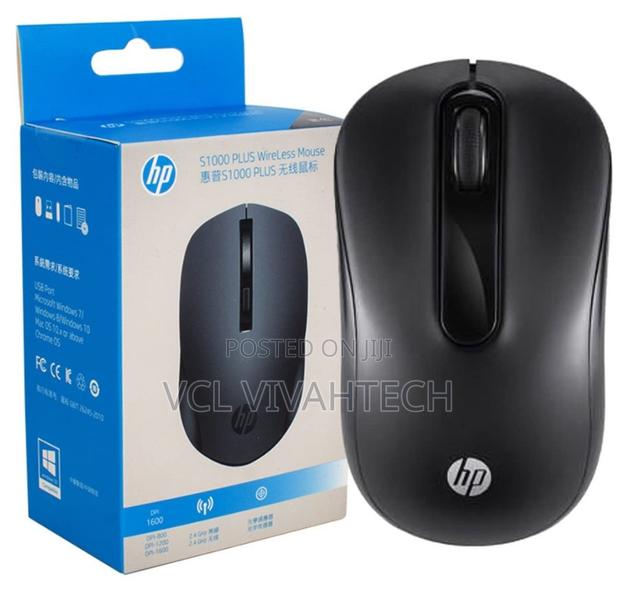 HP Wireless Silent Mouse S1000 Black
