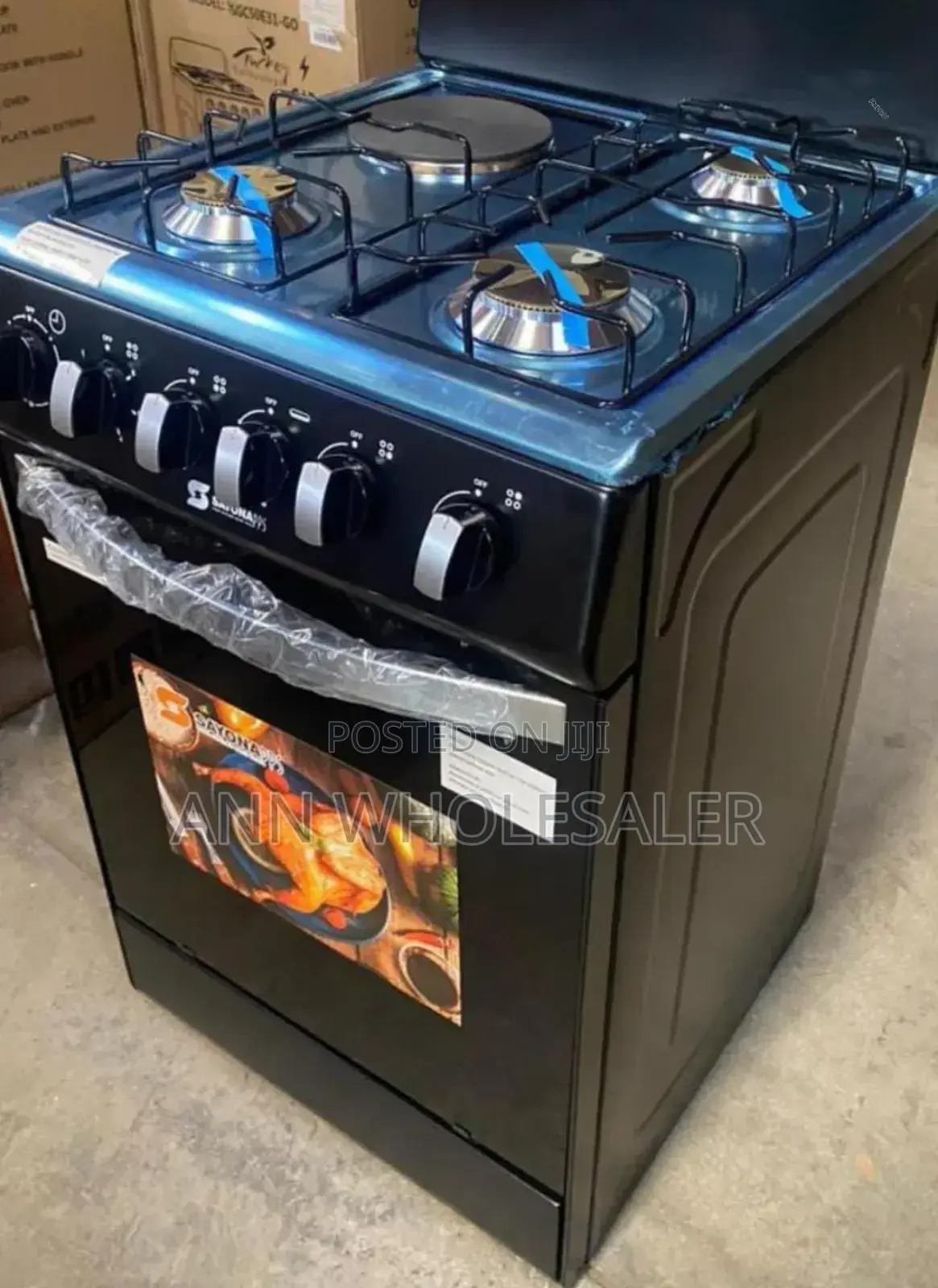 Sayona 3gas+1E Standing Cooker With Gas Oven S3G+1E
