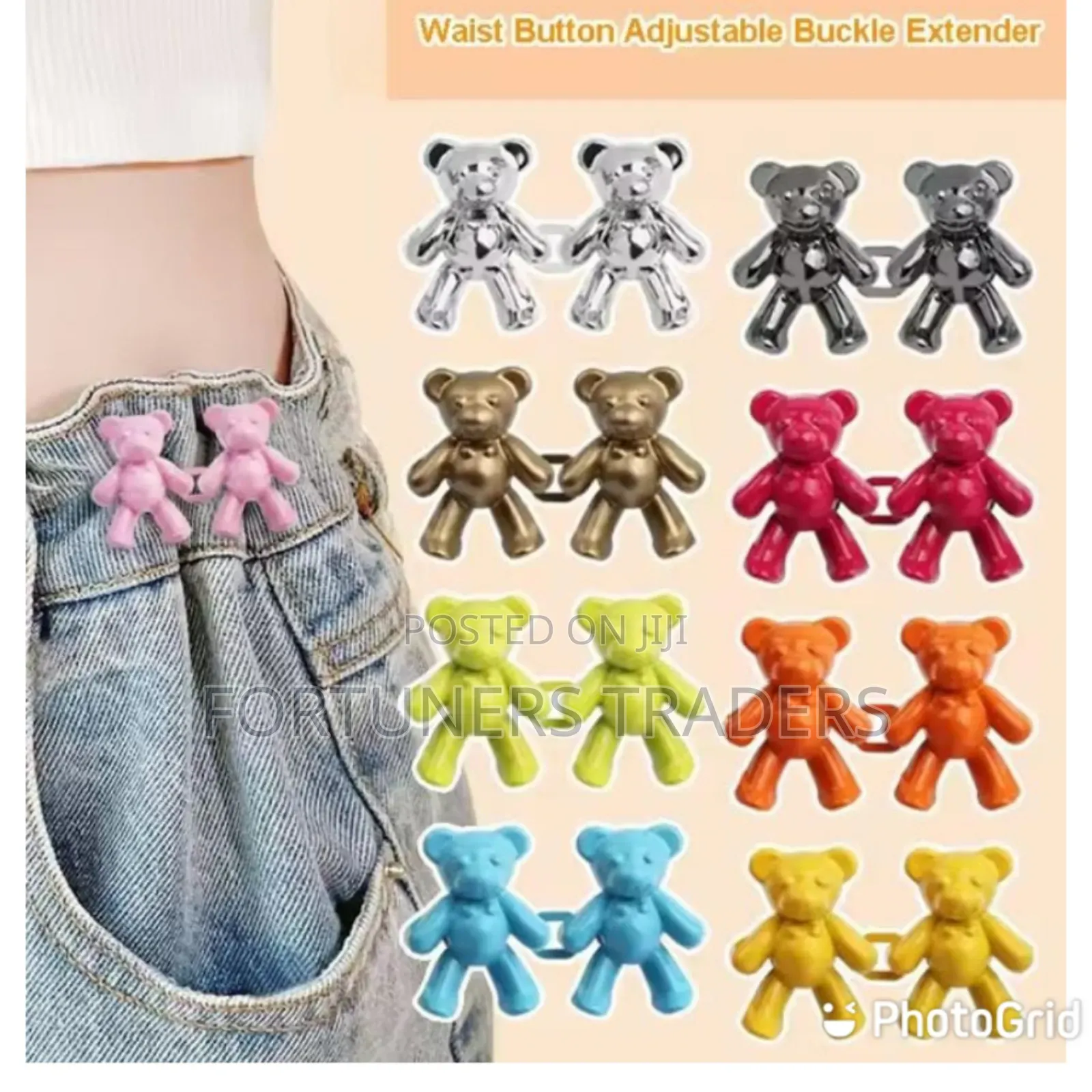 Bear Waist Button