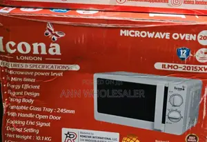 White 20litres Icona Manual Microwave Oven IM20L