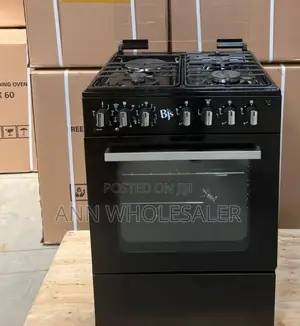 Black BJS 60X60 3-Gas+1E With Turbo-Fan B3+1E
