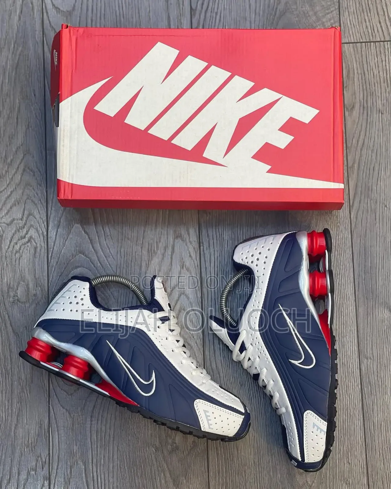 Nike Shox R4 White Red