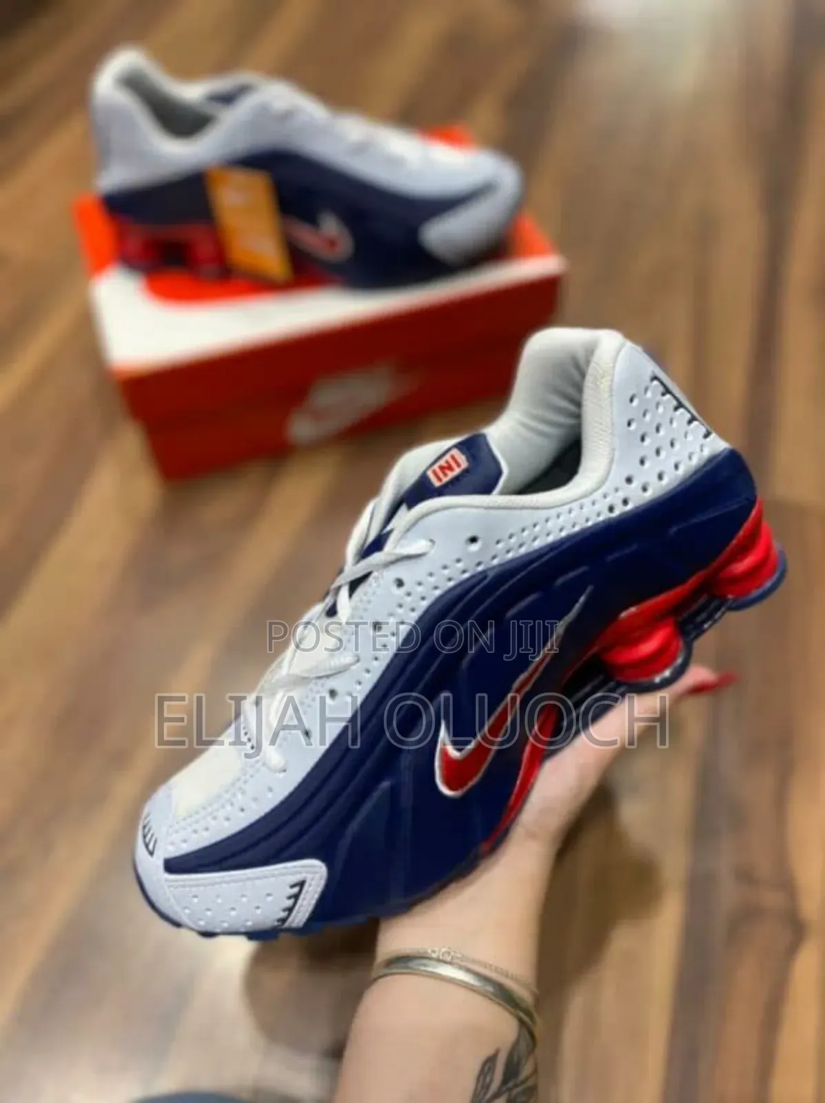 Nike Shox R4 White Red