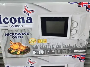 White 25 Litres Icona Manual Microwave Oven I25L