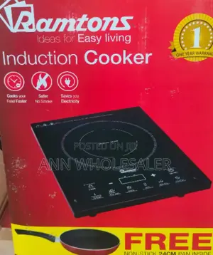 Ramtons Induction Cooker With Free 24 Cm Pan RM/I