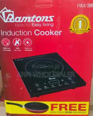 Ramtons Induction Cooker + Free 24 Cm Pan RM/I