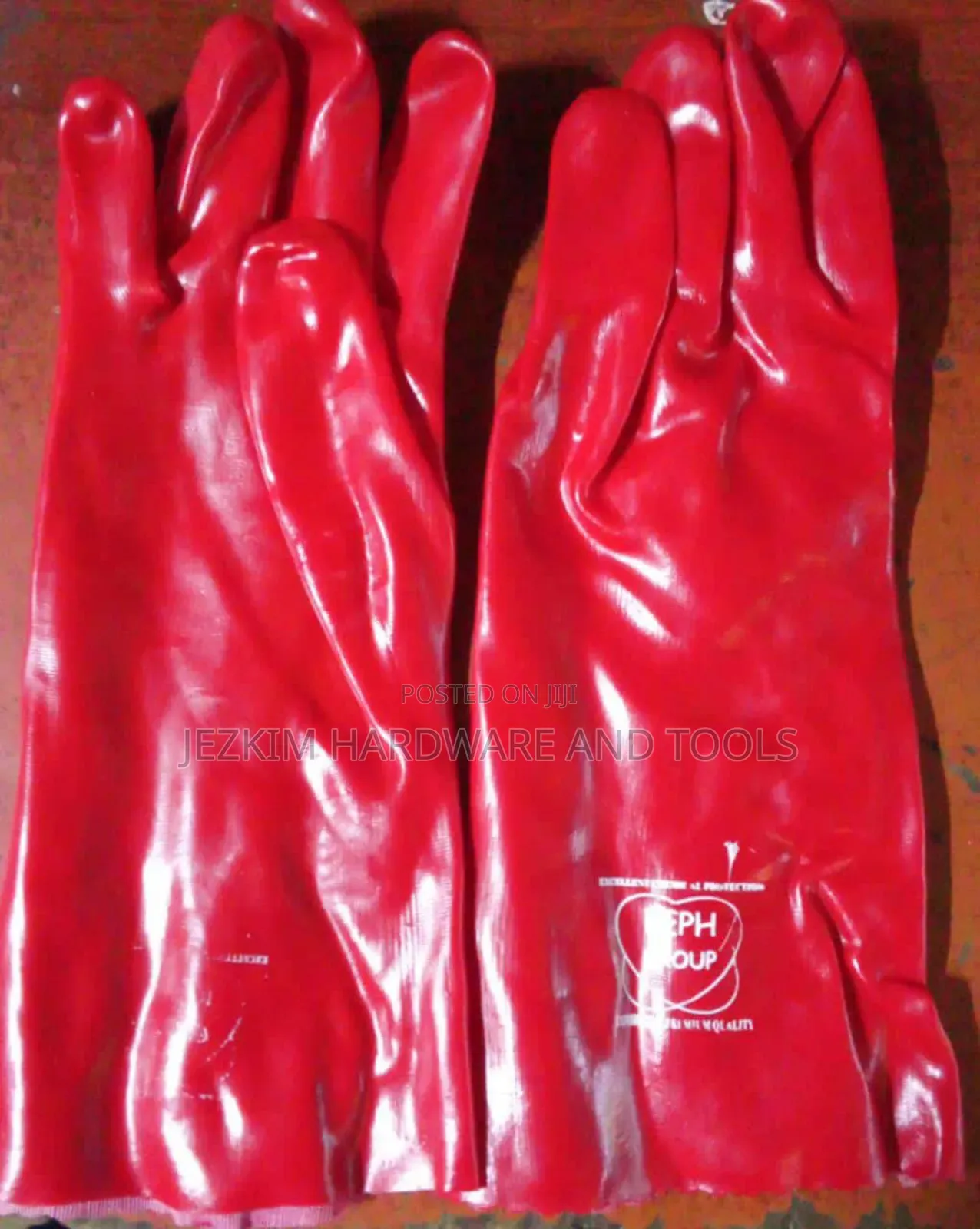 PVC Gloves 14" Heavy Duty