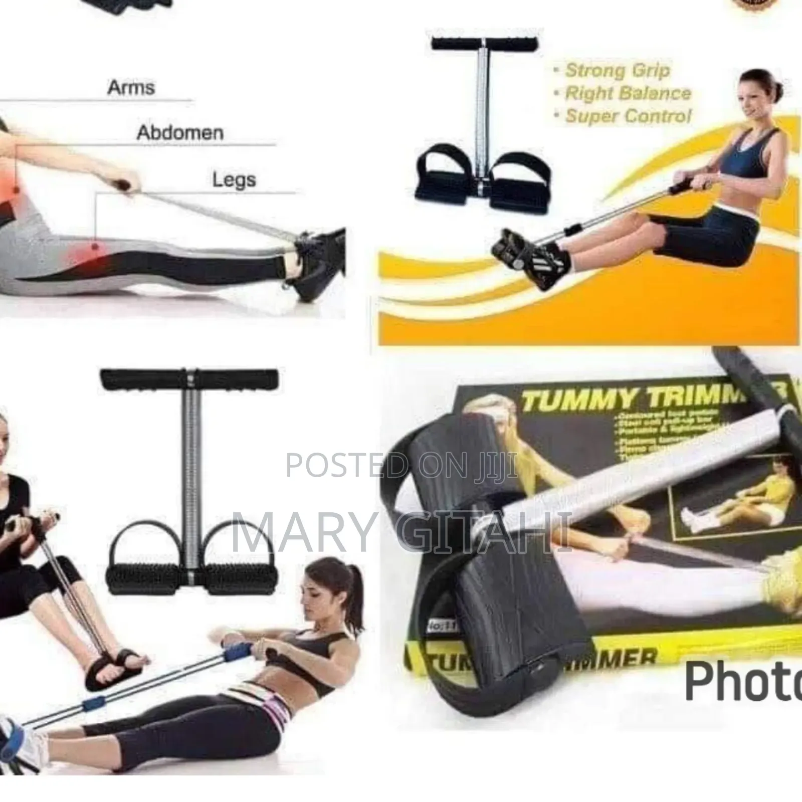 Black Spring Tummy Trimmer