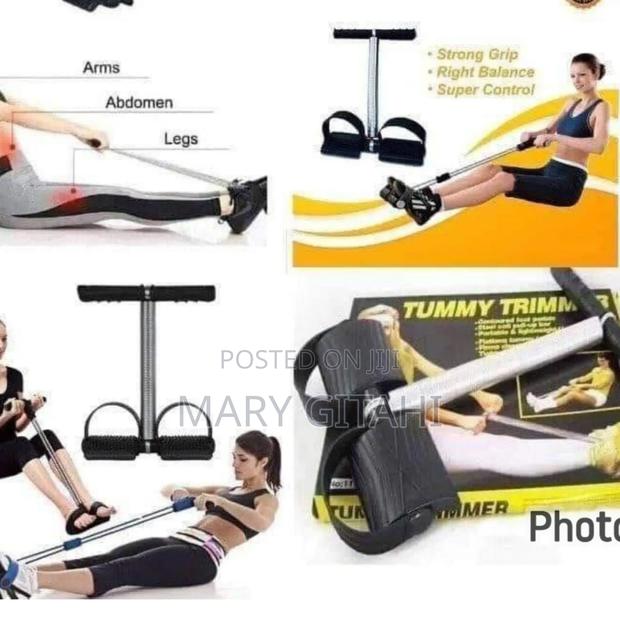 Black Spring Tummy Trimmer