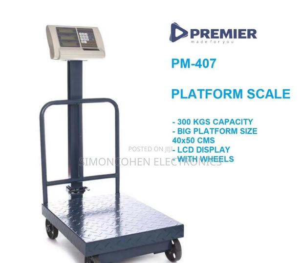 Premier 300kg Platform Scale With Wheels - main view