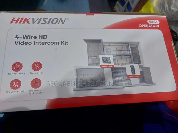 4-Wire Hd Video Intercom Kit Model Ds-Kis213 Metallic - thumbnail 3