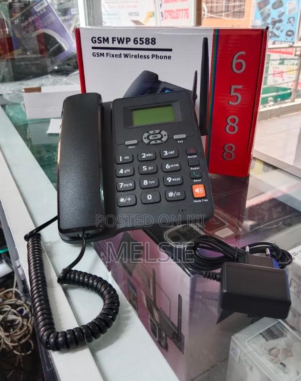 GSM FWP 6588 Fixed Wireless Phone - With SIM Card Slot,
