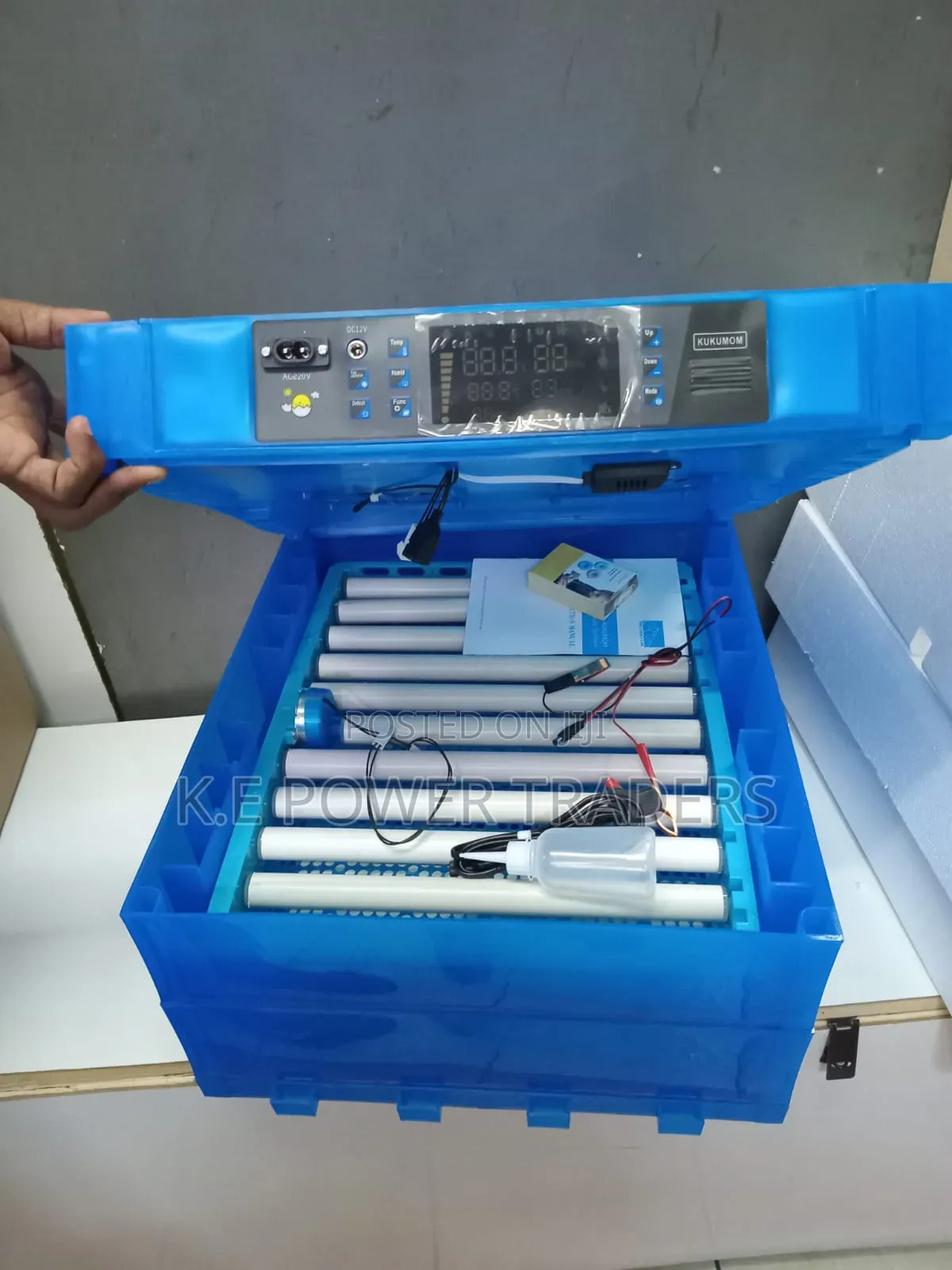 Automatic DC/ AC 128 Egg Incubator