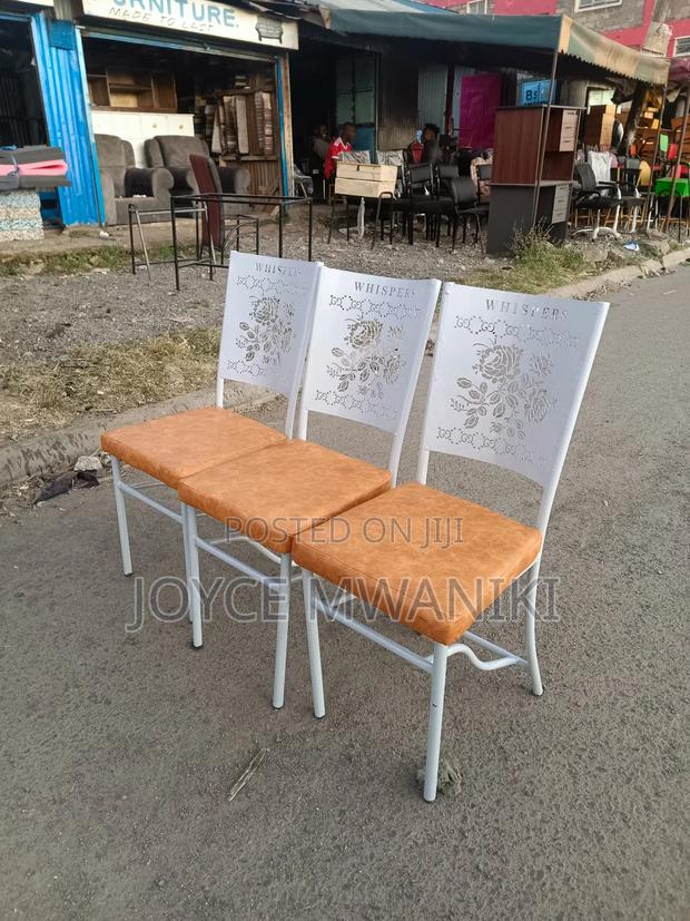 Antique White Coated, Mabati Chairs