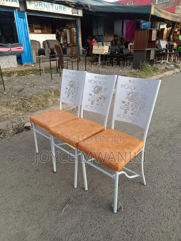 Antique White Coated, Mabati Chairs  - thumbnail 3
