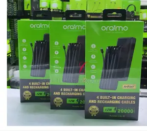 Power Bank 20,000 Amh With Inbuit Cabless
