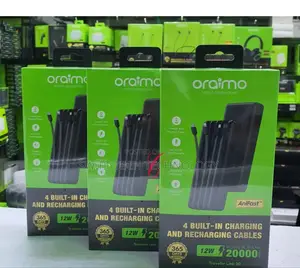 Power Bank 20,000 Amh With Inbuit Cabless