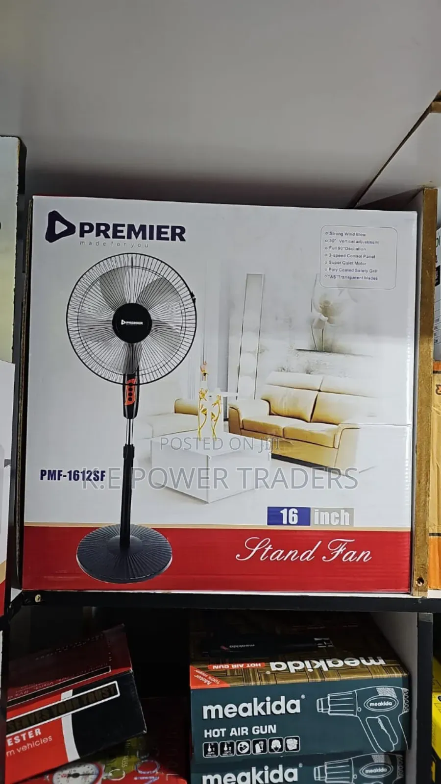 Premier Electric Stand Fan