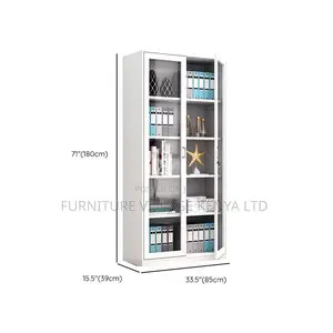 Steel Vertical Filing Cabinet With Flameproof Locker