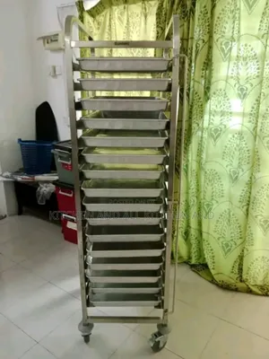 Stainless Steel Catering Tray Trolley