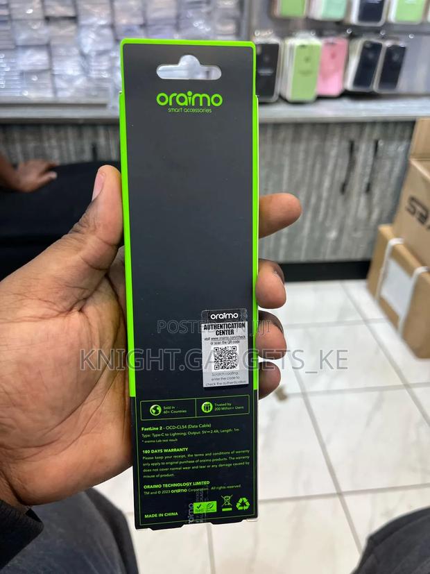 Oraimo Usb C to Lightning Data Cable ! - thumbnail 2