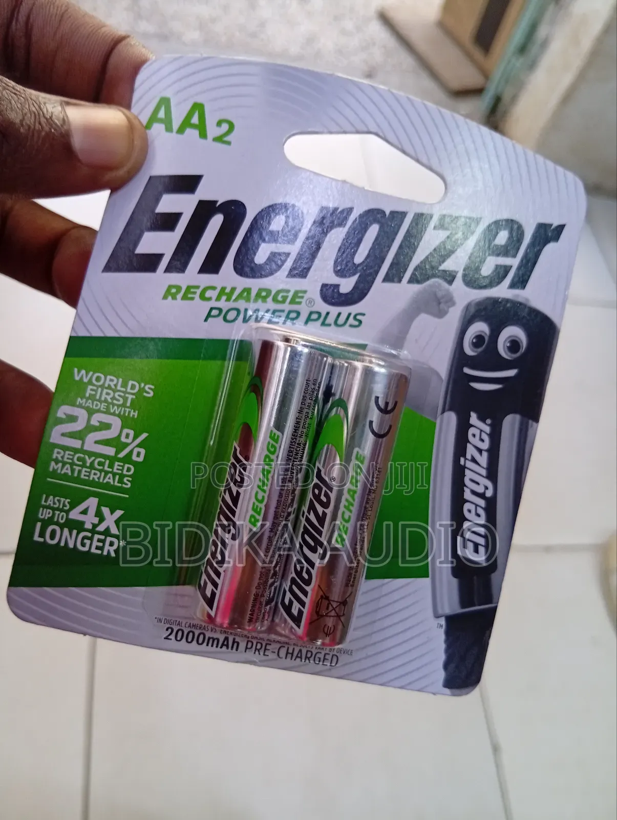 Brand New Energizer Aa2 Rechargeable Battery 2pcs