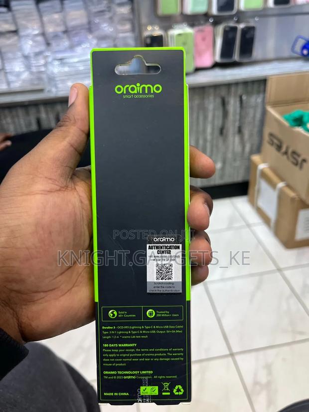 Oraimo 3 in 1 Cable - thumbnail 2