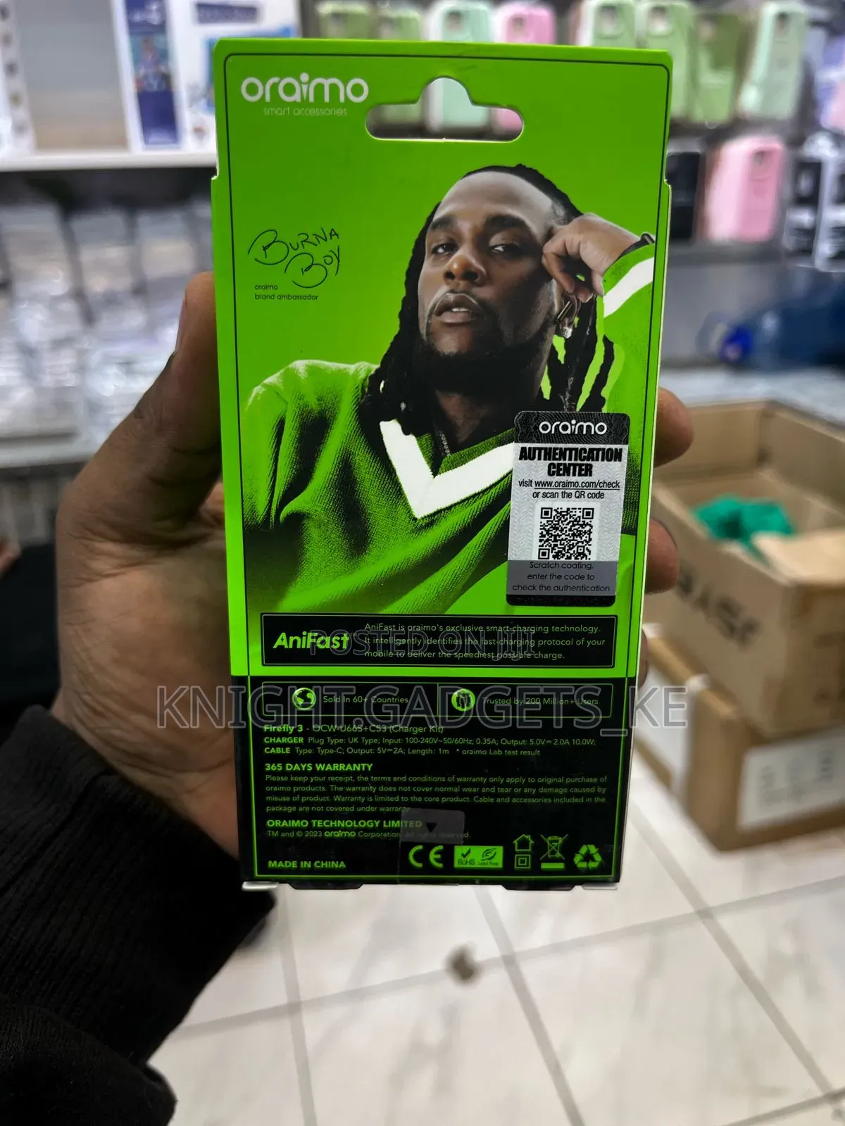 Oraimo Compact Charger*Type C *