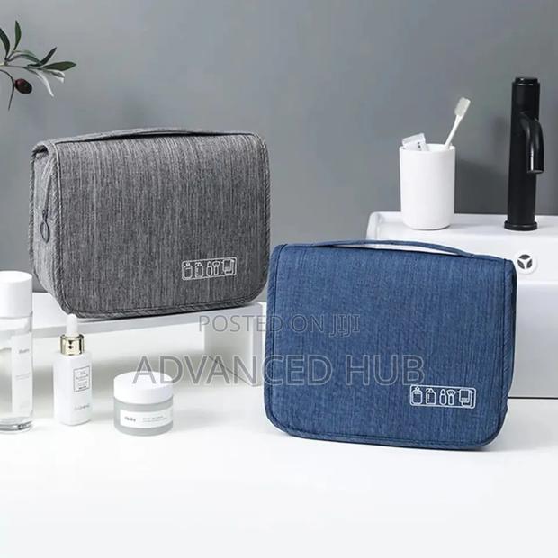 Portable Cosmetic Makeup Trolley Bag With Hooks - thumbnail 4