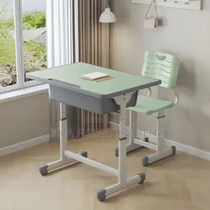 Kid's Furniture: Modern Colorful Metal Children’S Study Desk