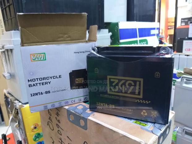 12n7a-Bs (12v7ah/10h) Motorcycle Battery - main view