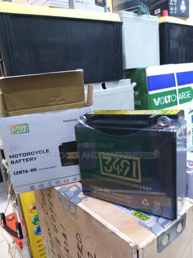 12n7a-Bs (12v7ah/10h) Motorcycle Battery - thumbnail 3