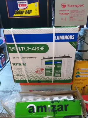 Luminous 12v200ah/20hrs Tall Tubular Solar Battery