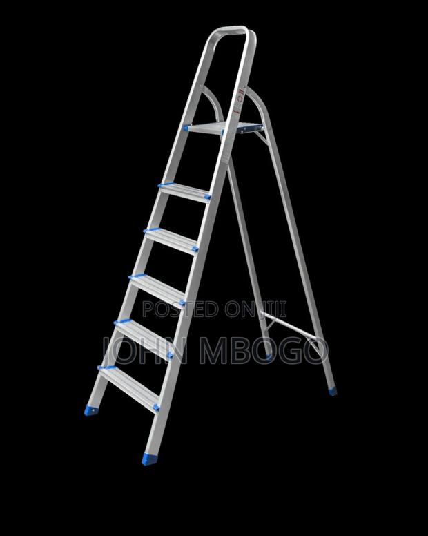 Aluminium Step Ladder-6 Step - main view