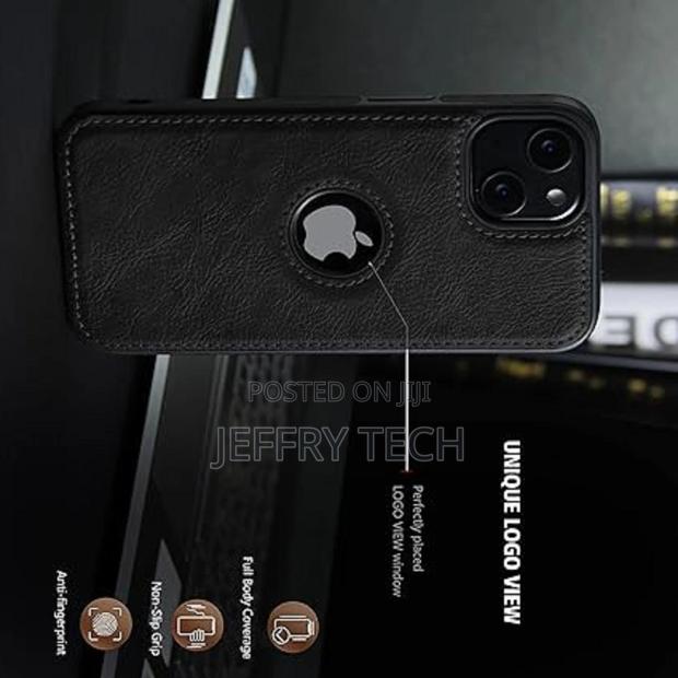 iPhone 16 (Flexible Pu Leather With Logo Cut Soft Touch Case - main view
