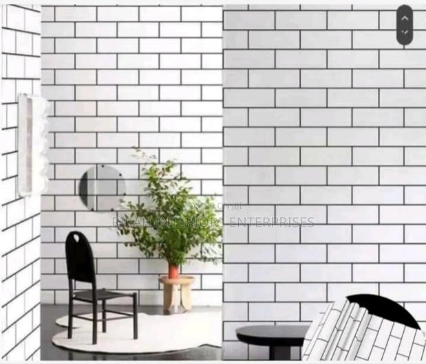 White Wallpapers With Black Lines - main view
