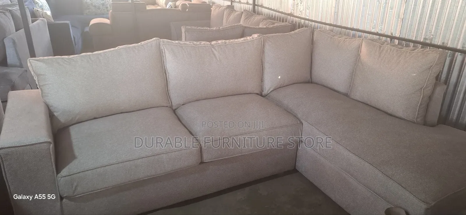 6 Seater Tufted Coner Seat Sofa