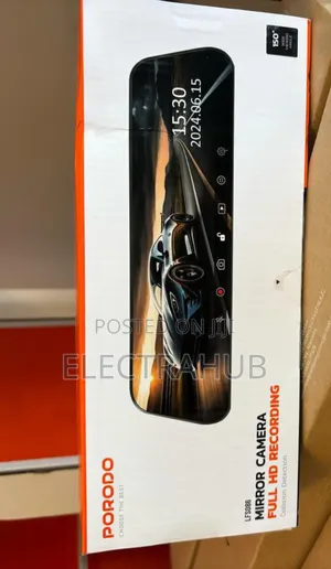 Porodo Streaming Mirror Dash Cam New Sealed