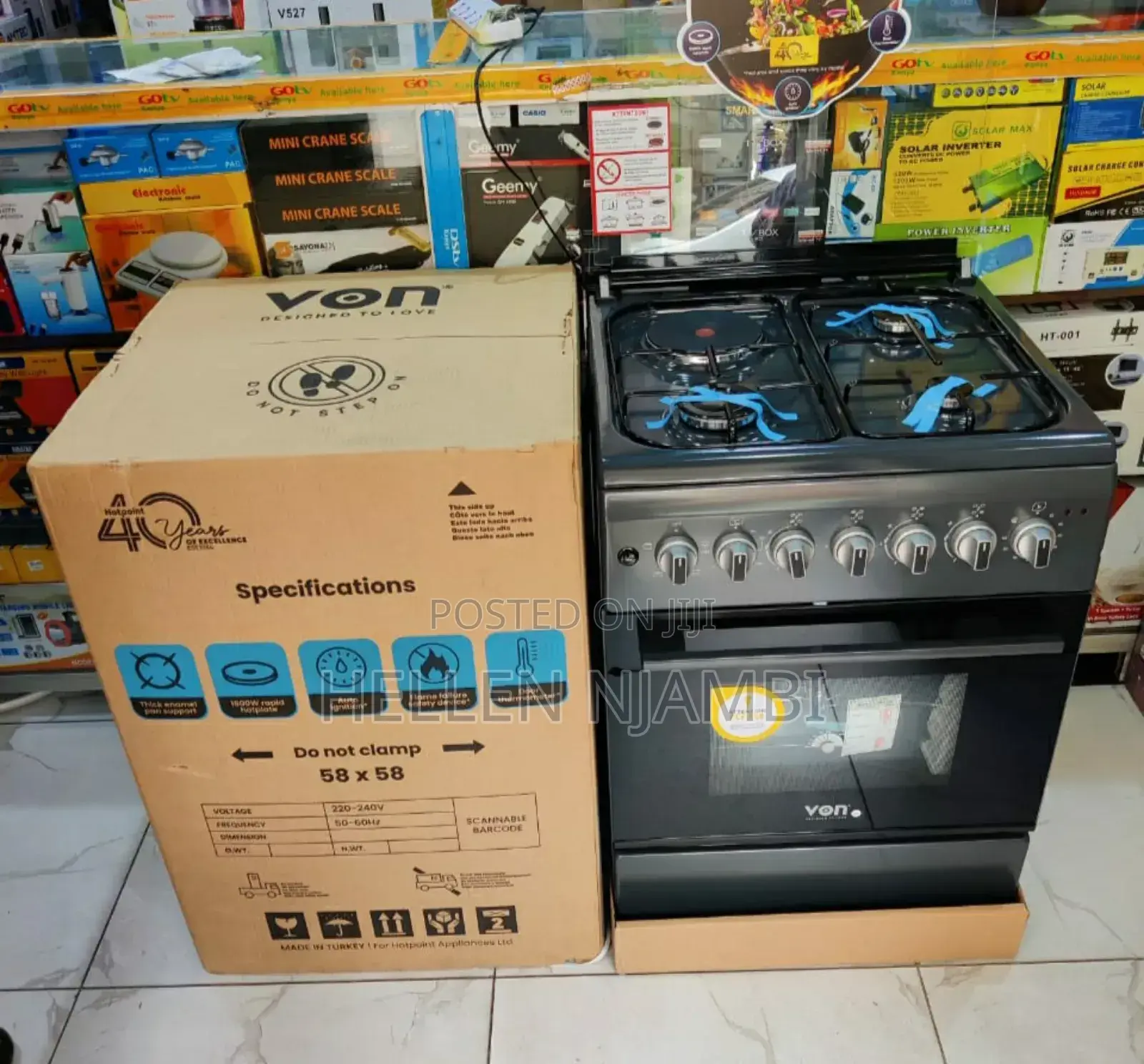 58*58 Von 3+1 Electric Cooker