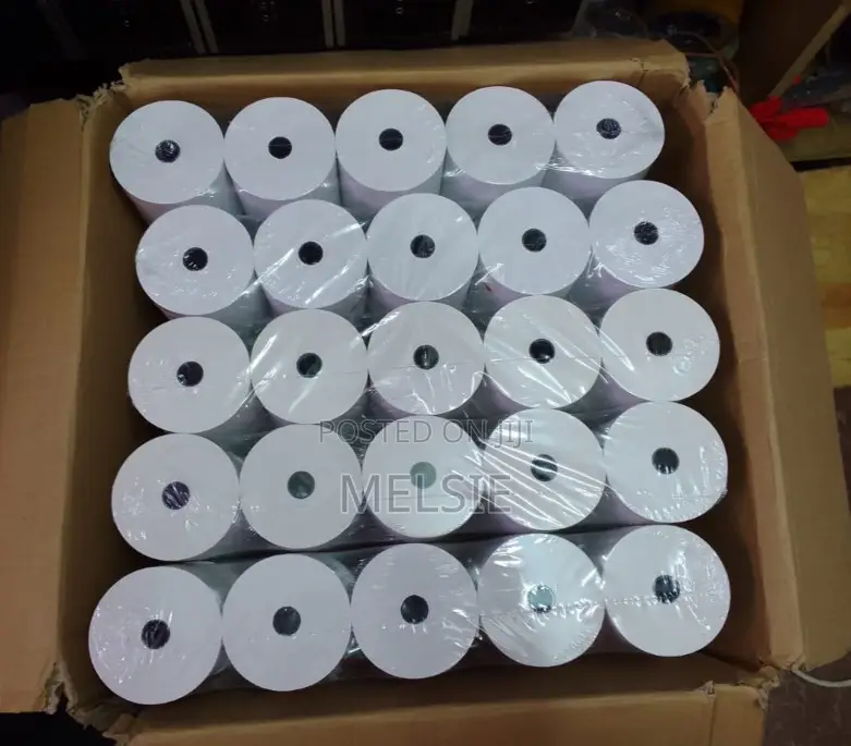 50 Pieces 80x80 POS Thermal Paper Roll