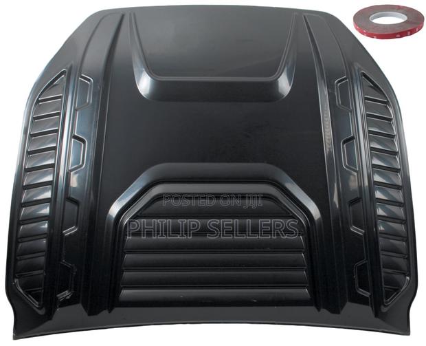 Ford Ranger Full Bonnet Scoop Matt Black - thumbnail 2