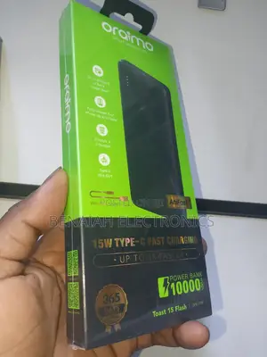 Oraimo Powerbank.10000 Mah,15 Watts, Type C Cable