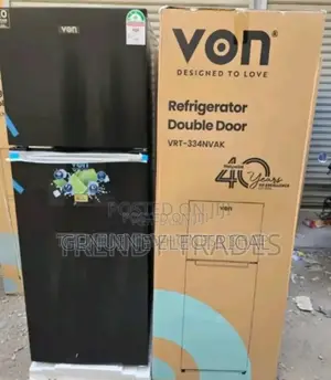Von 334litres Non Frost Fridge
