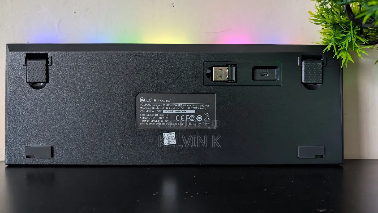 Hotswappable Wireless Mechanical Gaming Keyboard