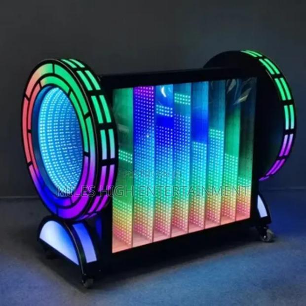 LED DJ Booth for Hire - main view