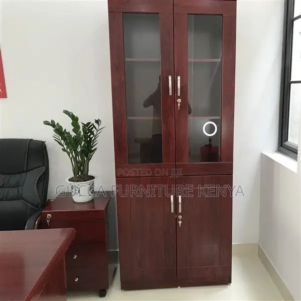Cabinets: Office 2-Blade Director's Wooden Cabinet